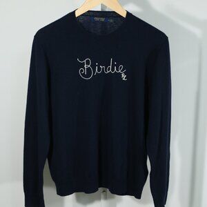 Polo Golf Ralph Lauren “Birdie” Cashmere Sweater Navy Preppy Luxury Golfcore (M)
